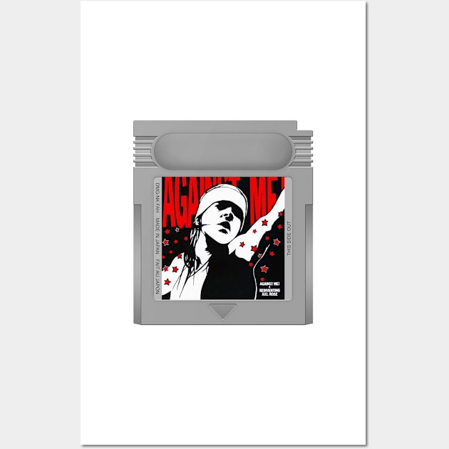 Against Me! Is Reinventing Axl Rose Game Cartridge Wall Art by PopCarts